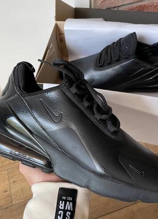 Nike air max 270 leather black