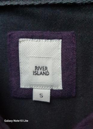 Рубашка river island теплая мягкая хлопковая3 фото