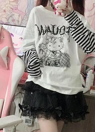 Кофта y2k hello kitty тильняшка лонгслів світшот