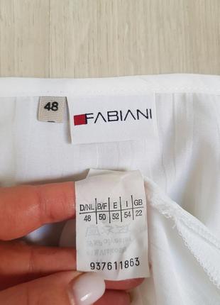 Белая блуза большой размер батал fabiani7 фото