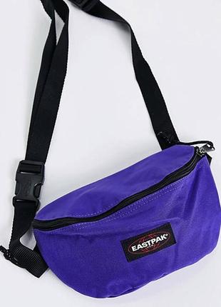 Eastpak springer ek074 b58 amethyst purple ek074b58 сумка на пояс оригінал унісекс бананка5 фото