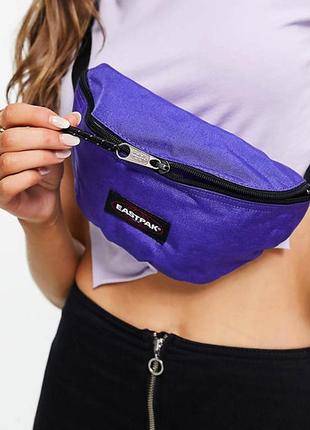 Eastpak springer ek074 b58 amethyst purple ek074b58 сумка на пояс оригінал унісекс бананка6 фото