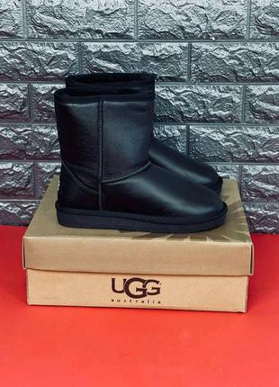 Сапоги ugg женские мужские подростковые кожаные зимние ботинки угги зимние угі. новинка