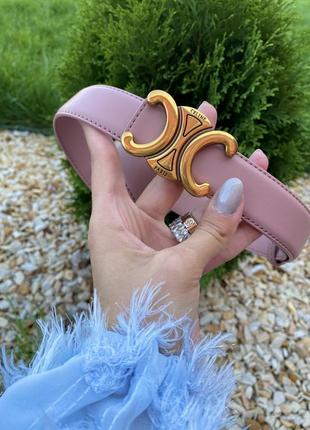 Ремень пояс женский кожаный в стиле celine / ремінь пояс жіночий в стилі celine