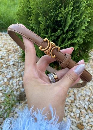 Ремень пояс женский кожаный в стиле спелый celine / ремень пояс женский в стиле celine