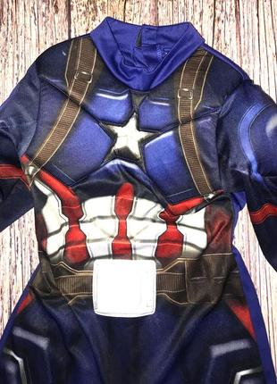 Новогодний костюм капитан америка для мальчика 3-4 года, 98-104 см3 фото