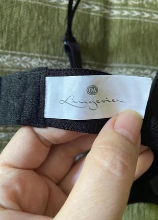 Шикарний, базовий, бюстгальтер, чорного кольору, від бренду: c&a lingerie 👌10 фото