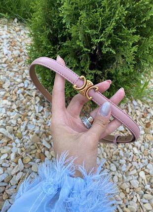 Ремень пояс женский кожаный в стиле celine / ремінь пояс жіночий в стилі celine