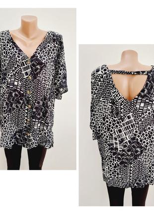 Легкая блуза из вискозы размер 24