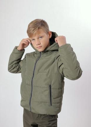 Демісезонна куртка дитяча на хлопчика  134/140/146/1521 фото