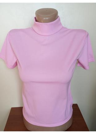 Распродажа девичий гольфик американка кофточка, состав полиэстер, тонкая, легкая, небольшой размер,цвет розовый