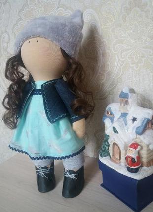 Интерьерная текстильная кукла2 фото