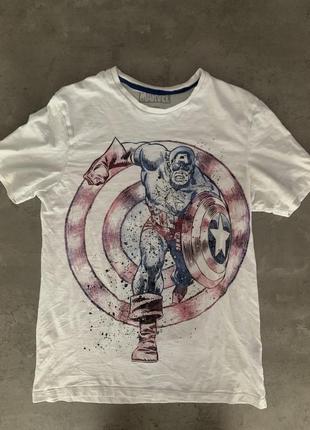 Футболка marvel captain america