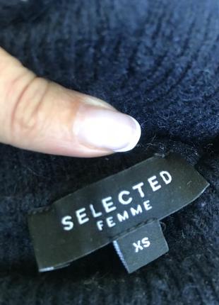 Шерстяной свитер под горло selected femme5 фото