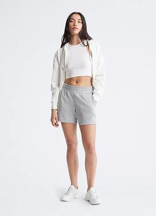 Женские шорты calvin klein (ck textured cotton drawstring shorts ) c америки м3 фото