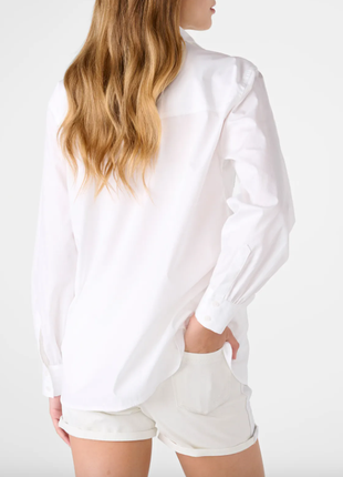 Женская рубашка блузка karl lagerfeld в принт из камешков из сша.3 фото