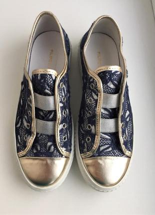 Кожаные кеды 39 р.  filipe shoes натуральная кожа в стиле dior5 фото