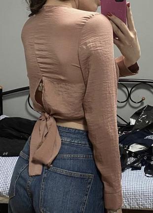 Блуза с завязкой