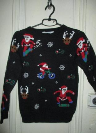 Реглан новорічний.8-9 років.зріст 128-134см