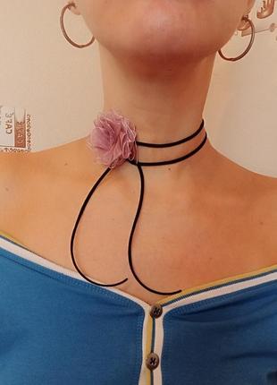 🌺чокер цветок🌺