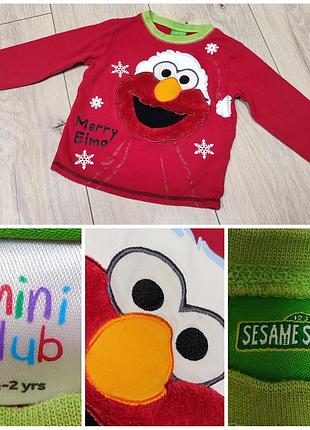 Sesame street new year  реглан кофта новорічна