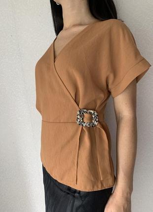 Блуза на запах свободного кроя george