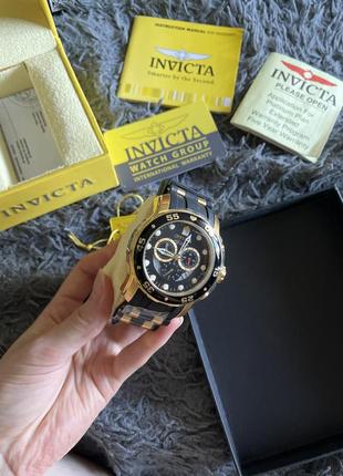 Чоловічий швейцарський годинник invicta 6981 pro diver