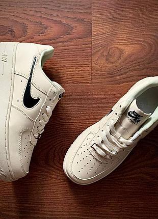 Кроссовки женские nike air force 1 low cream &amp; black