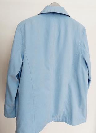 Куртка ветровка голубая3 фото