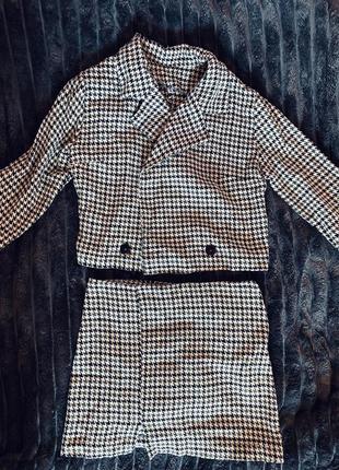 Костюм гусиная лапка