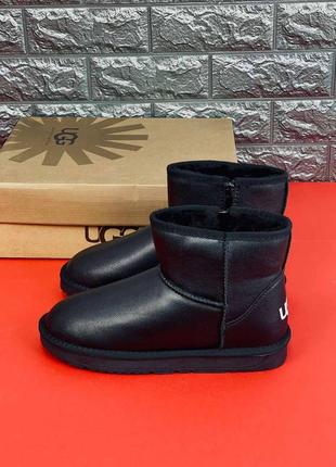 Ugg australia женские/подростковые/мужские угги кожа размеры 35-42/39-455 фото