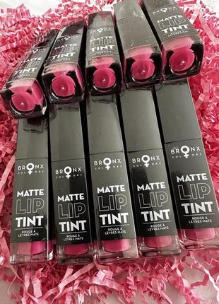Тинт для губ матовый, bronx matte lip tint 04 pink begonia