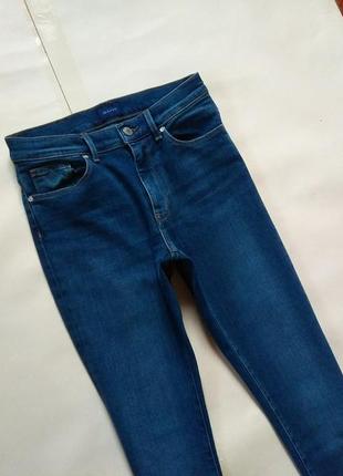 Акция! брендовые джинсы скинни с высокой талией gant, 10 pазмер.3 фото