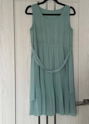 Сукня бірюзового кольору1 фото
