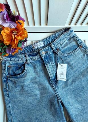 Шорти бермуди моми mom джинсові з необробленим краєм низом від denim co primark3 фото