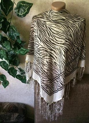 Платок коттоновый с вискозой