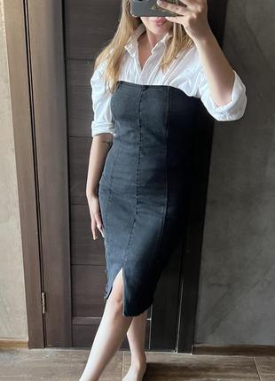 Джинсовый сарафан «cheap monday»