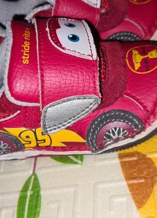 Кожаные кроссовки ботинки молния маквин макуин от disney4 фото