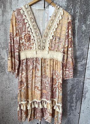 Віскозна сукня zebra