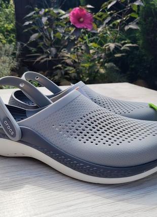 Крокси чоловічі клоги crocs literide clog 45-46 сабо