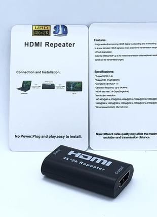 Конвертер hdmi repeater 4k*2k f/f4 фото