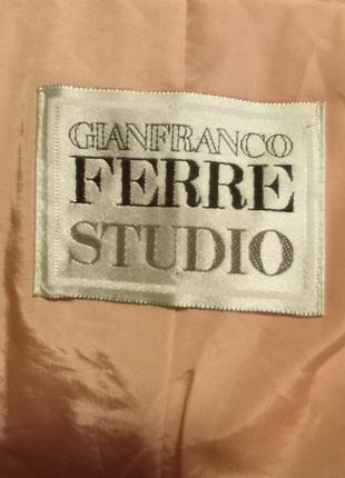 Нежно-розовая брендовая винтажная куртка gianfranco ferre studio,италия,р.d.384 фото