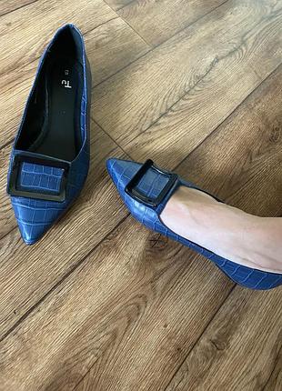 Туфлі лодочки трендові балетки як zara mango
