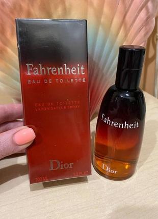 Туалетна вода dior fahrenheit диор фаренгейт 100 мл1 фото