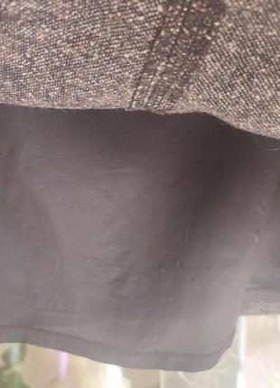 Твидовая юбка-трапеция6 фото