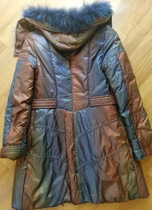 Зимове пальто, куртка, розмір 464 фото