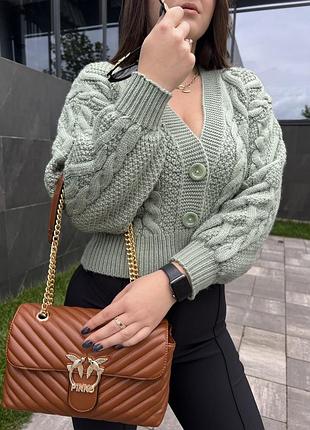 Кардиган женский вставной