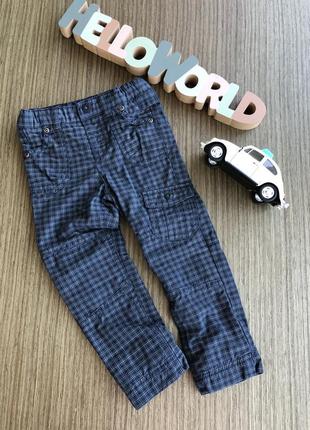 Брюки утепленные 2-3 года, штаны на подкладке, теплые штаны