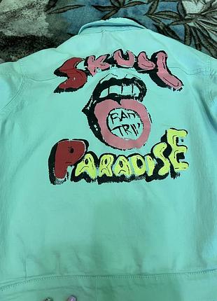 Джинсовка з принтом 2