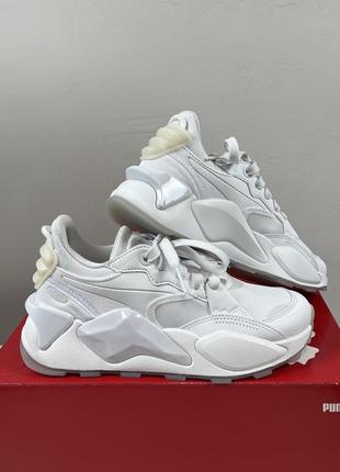 Кросівки унісекс puma grs rs-x cnv running sneakers triple white,1 фото